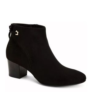 Charter Club Block Heel Booties in Black, Size 9